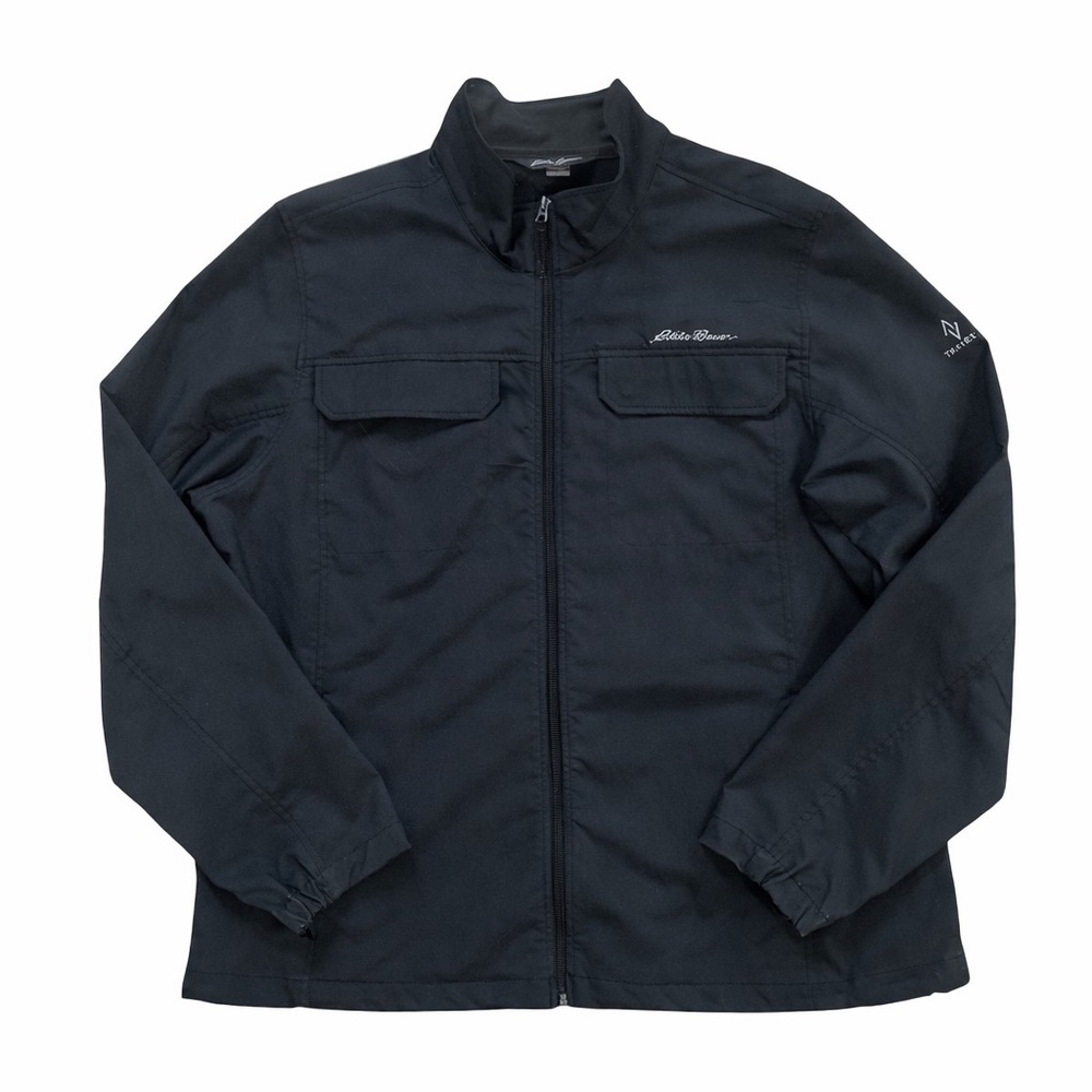 Eddie Bauer Travex Men’s XL Dark Gray Lightweight Travel Jacket